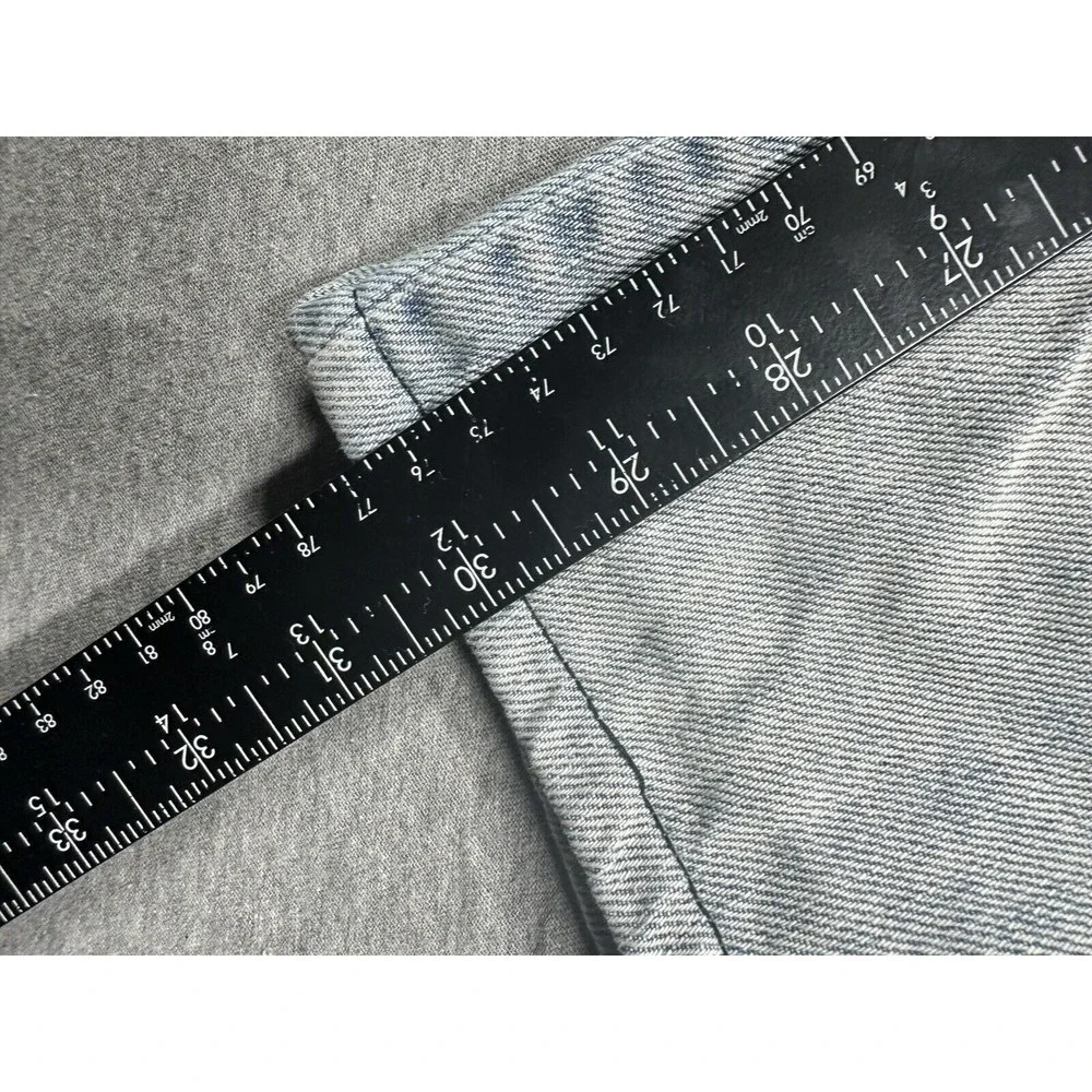 DOLCE AND GABBANA Jeans Designer Floral Embroidered Y2K Distressed Measure 26x30 - Picture 8 of 14